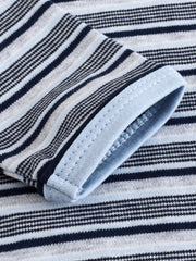 Baby Boy's Striped Romper Long Sleeve Sports Romper