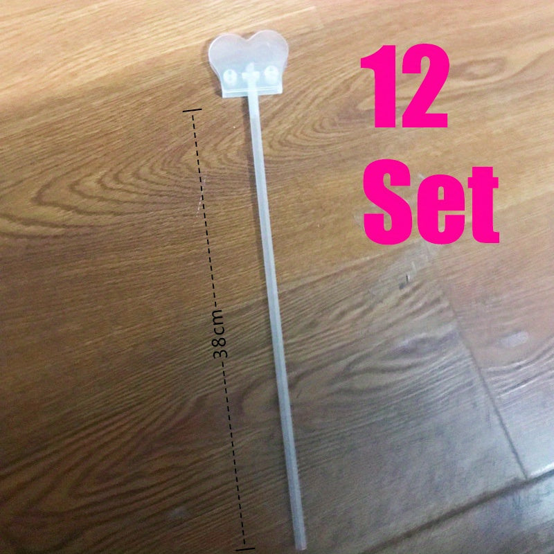 Aluminum Film Balloon Handle Set for DIY 30-48cm Cartoon Balloon