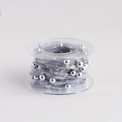 4 Rolls 57m Bead Pearl Ribbon Chiffon & Organza Lace Trims Wedding Christmas Tre