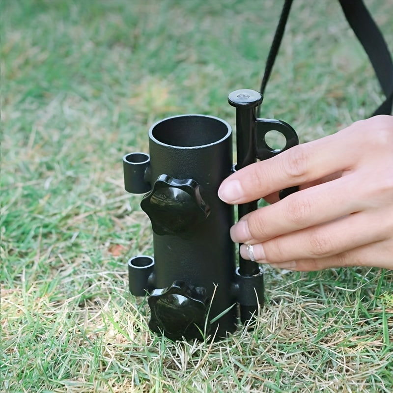 Adjustable Steel Canopy Pole Fixer for Camping