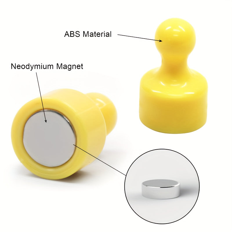 10pcs Strong Neodymium Fridge Magnets Pushpins Sucker Thumbtack