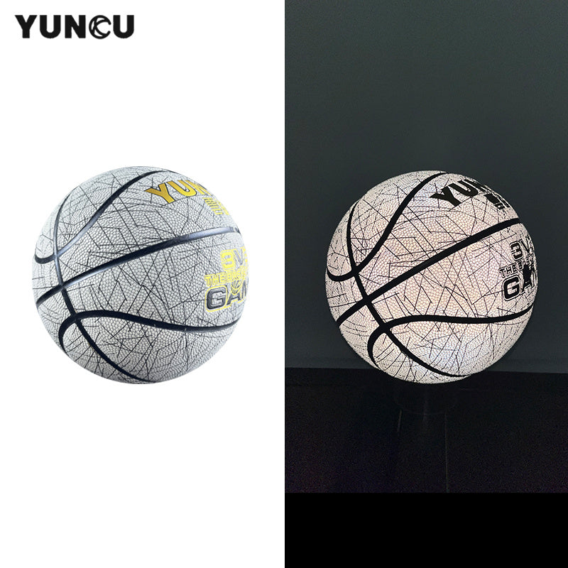 Luminous Holographic Basketball for Nighttime Entertainment & Christmas