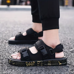 Men's Non Slip Sandals Open Toe Comfy Slides Beach Shoes