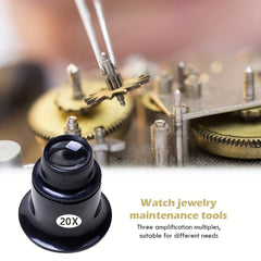 4pcs Watch Repair Tool Magnifying Glass Goggles Set