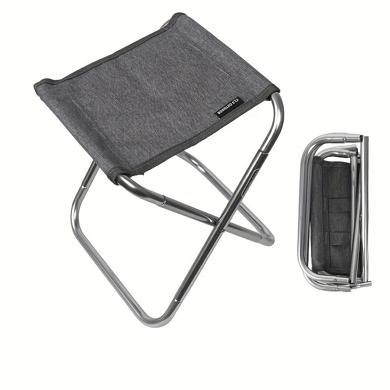 Portable Folding Stool Aluminum Foldable Stool For Outdoor Activities