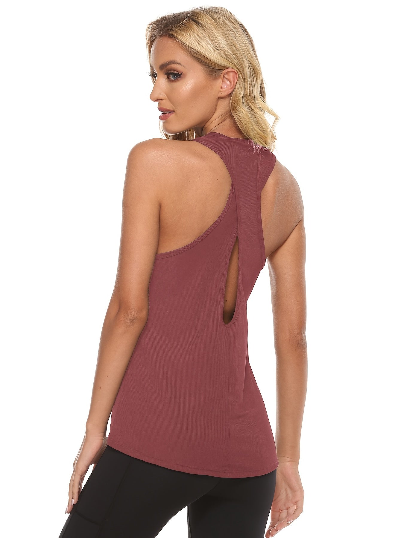 Stretchy Racer Back Workout Tank Top
