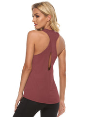 Stretchy Racer Back Workout Tank Top