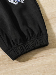 Butterfly Graphic Jogger Sweatpants Girls Loose Fit Trousers