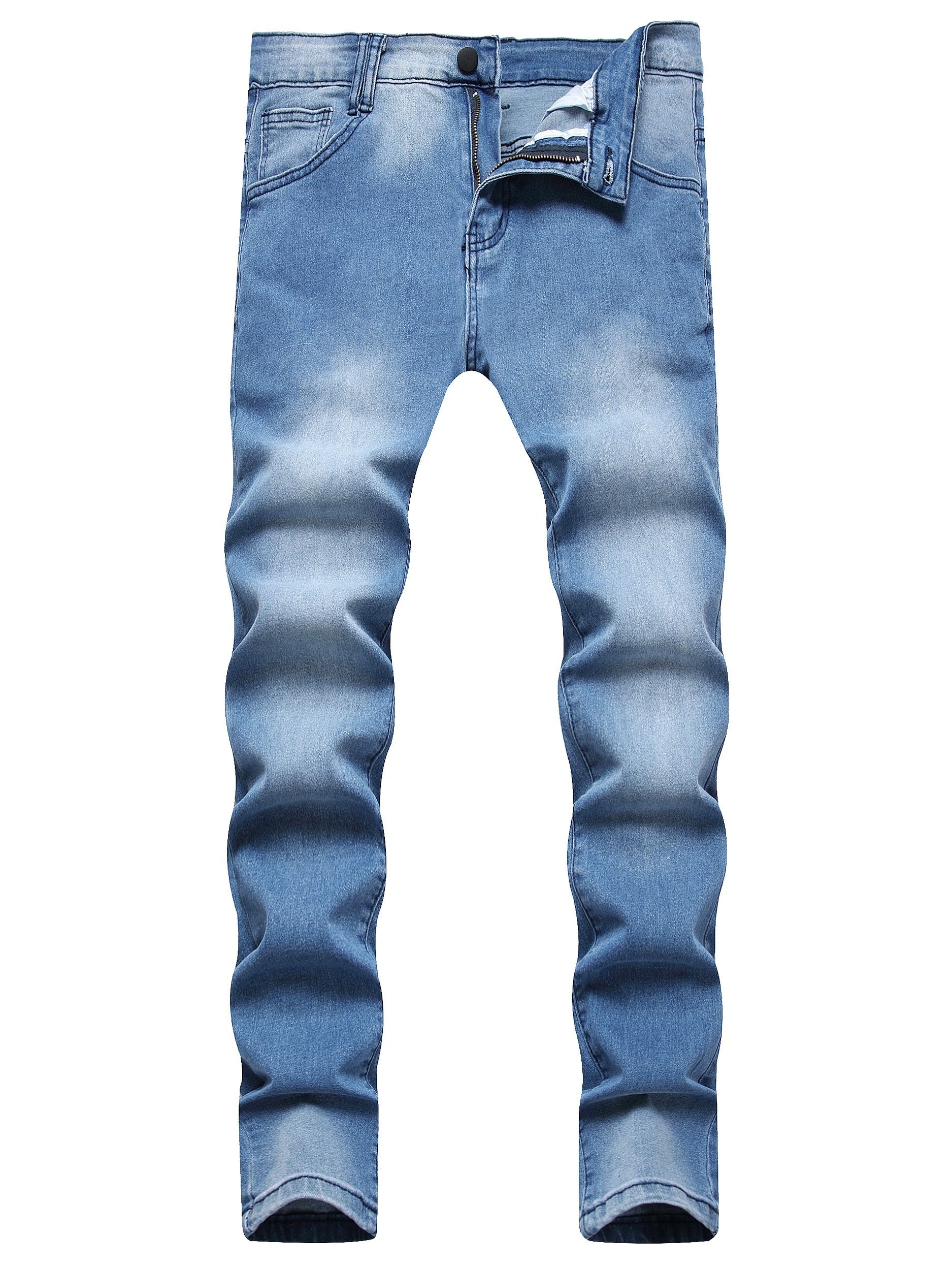 Men's Slim Fit Jeans Distressed Denim Pants