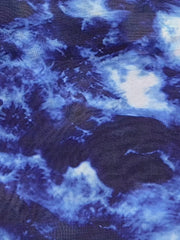 Tie Dye Cover Up Shirt Loose Fit Beachwear Women's Swimwear