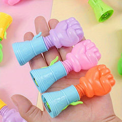 15pcs Colorful Ejection Fist Toys Birthday Party Favors Mixed Colors