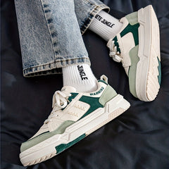 Men's Lace Up Skate Shoes Non Slip Sneakers
