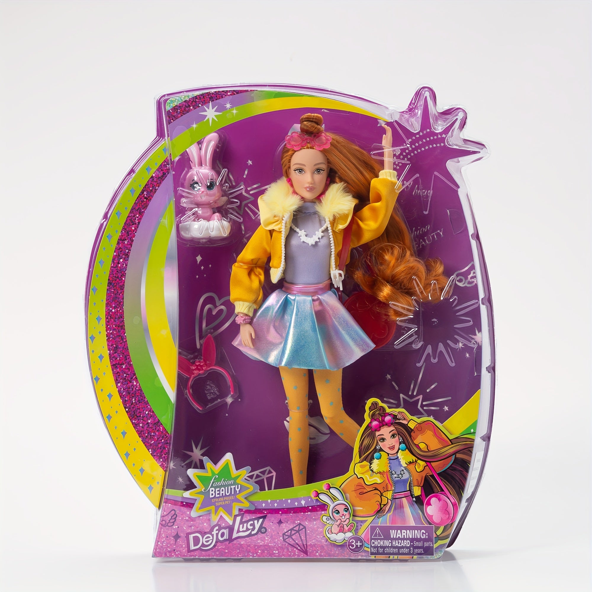 Christmas Doll & Pet Set Gift for Holidays