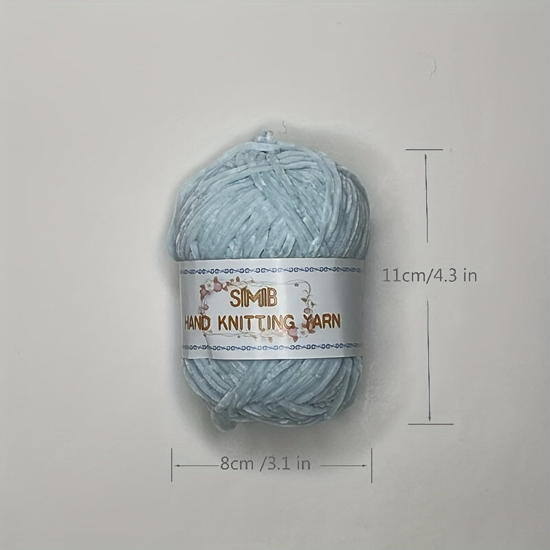 3pcs Polyester Fancy Chenille Yarn For Hand Knitting