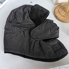 Winter Trapper Hat Outdoor Ski Hat with Face Cover