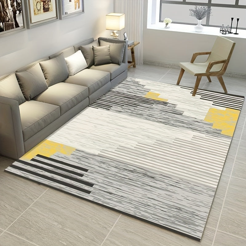 Modern Crystal Velvet Large Area Rug Soft and Comfortable