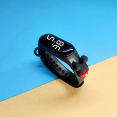 Kids LED Waterproof Sports Doll Bracelet Watch