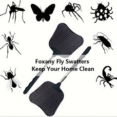 2pcs Telescopic Fly Swatters Durable Heavy Duty Flyswatter Set Indoor Outdoor