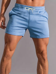 Men's Comfy Stretch Solid Summer Gym Shorts