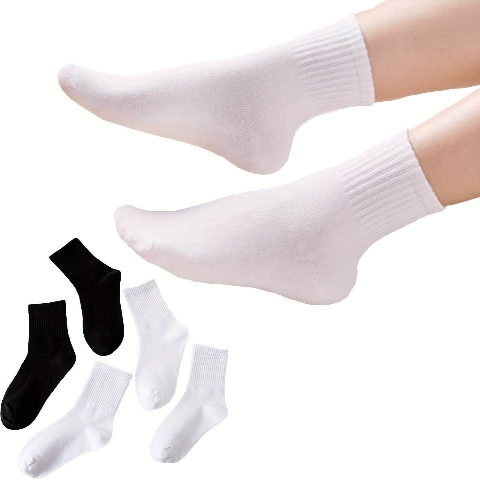 10 Pairs Kids Thickened Warm Socks for Autumn Winter