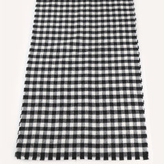 Vintage Plaid Print Scarf & Shawl Windproof Head Wrap Warm Scarves