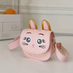 Cartoon Cat Coin Purse Wallet Princess Crossbody Bag For Girls