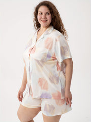 Tie Dye Short Sleeve Pajama Set
