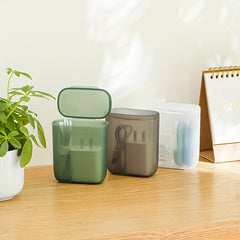Portable Wired Earphone Data Cable Storage Box