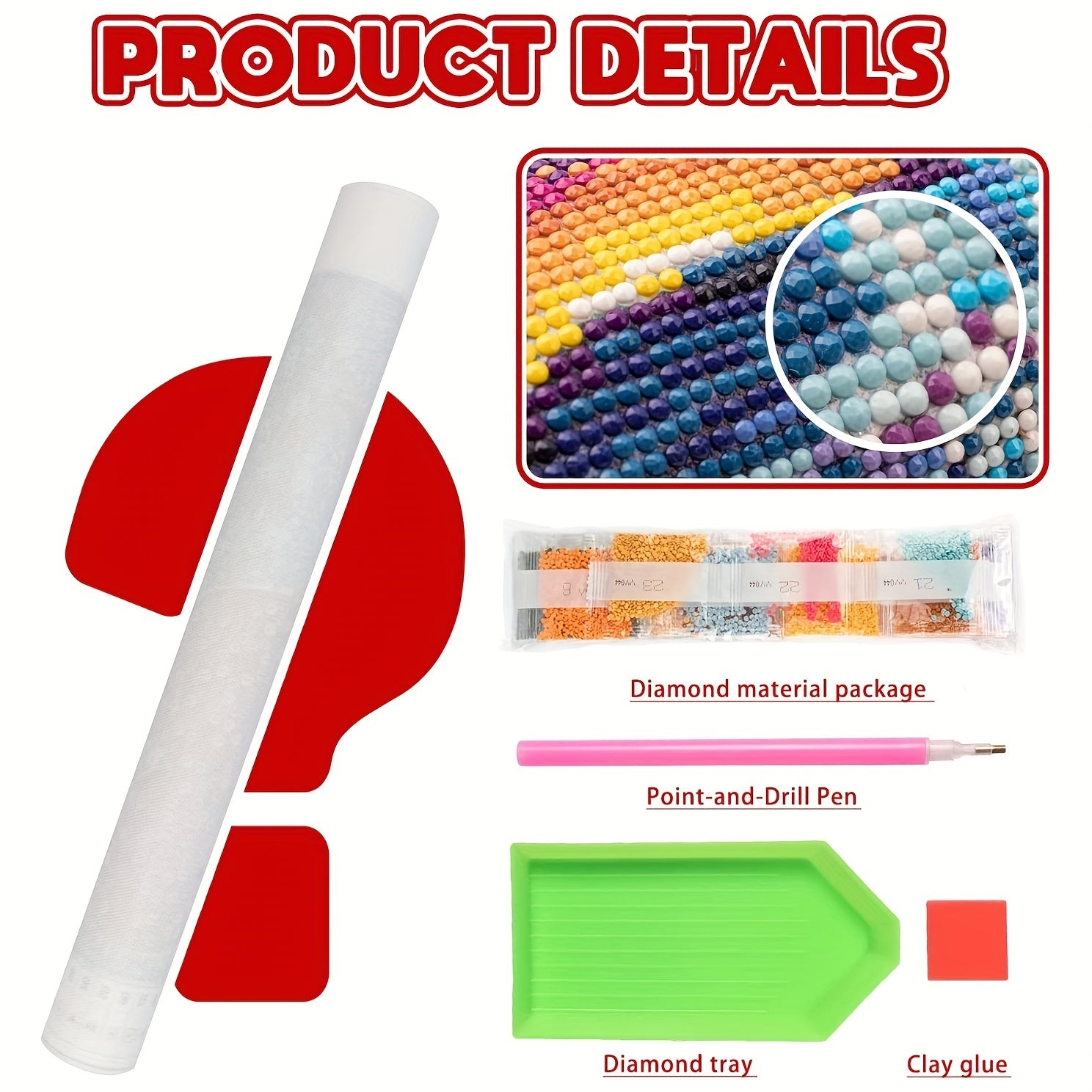 Diamond Painting Mystery Box Kit - 5D Art Craft Supplies