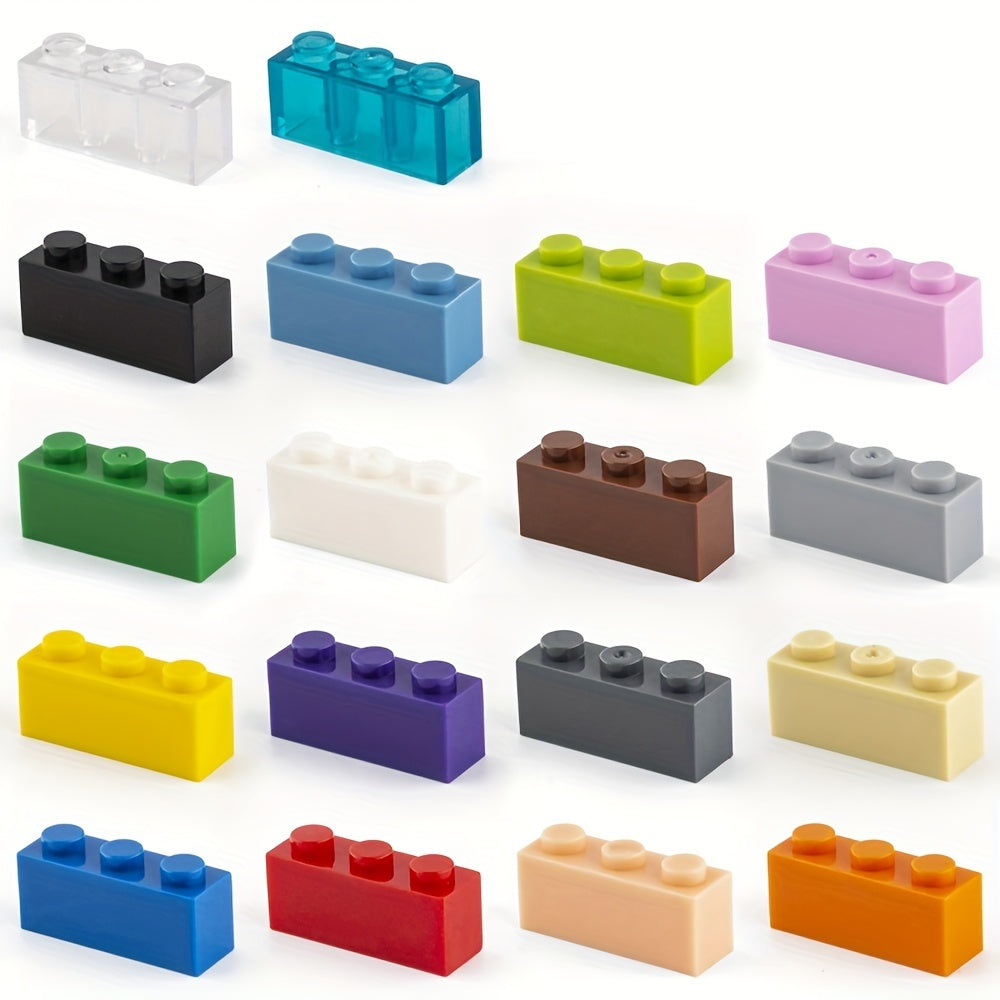 20pcs Sixteen Colors Building Blocks High Wall Bricks DIY Scenery Toys