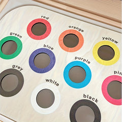 Wooden Sensory Tray for Children's Educational Games