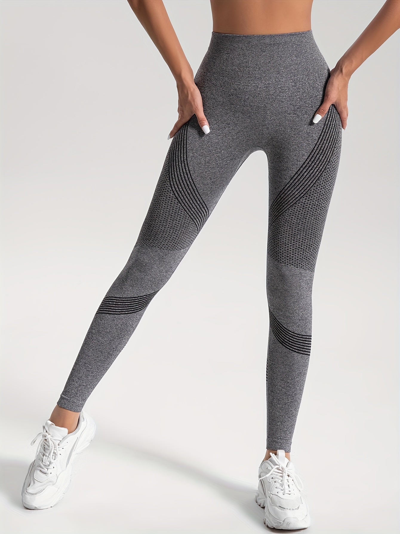 6Pcs High Stretch Yoga Pants High Waist Slim Fit Fitness Workout Leggings Women