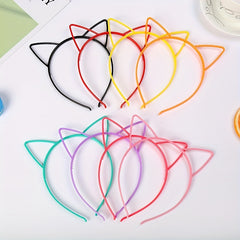 Kids Cat Ears Hair Hoop Party Decor DIY Props