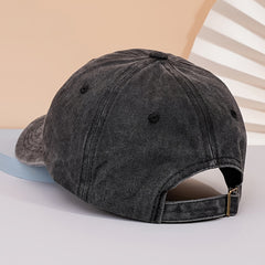 CAT MOM Embroidery Baseball Cap Distressed Woman Sports Hat