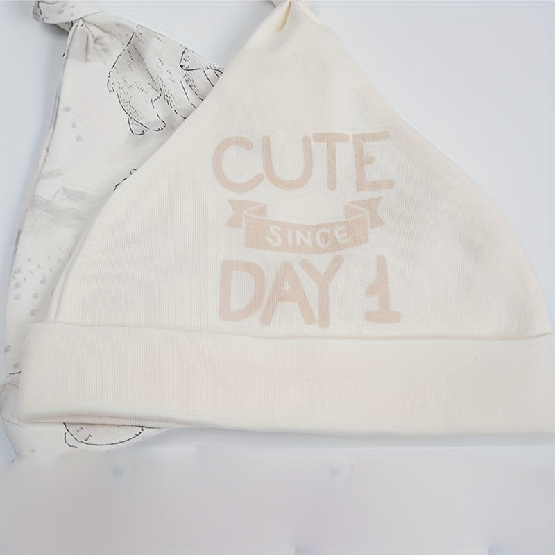 3pcs Tweeter Hat for Infants 0-6 Months