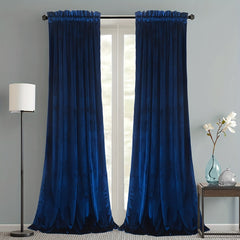 Warm Soft Dustproof Rod Pocket Curtain for Home Decor