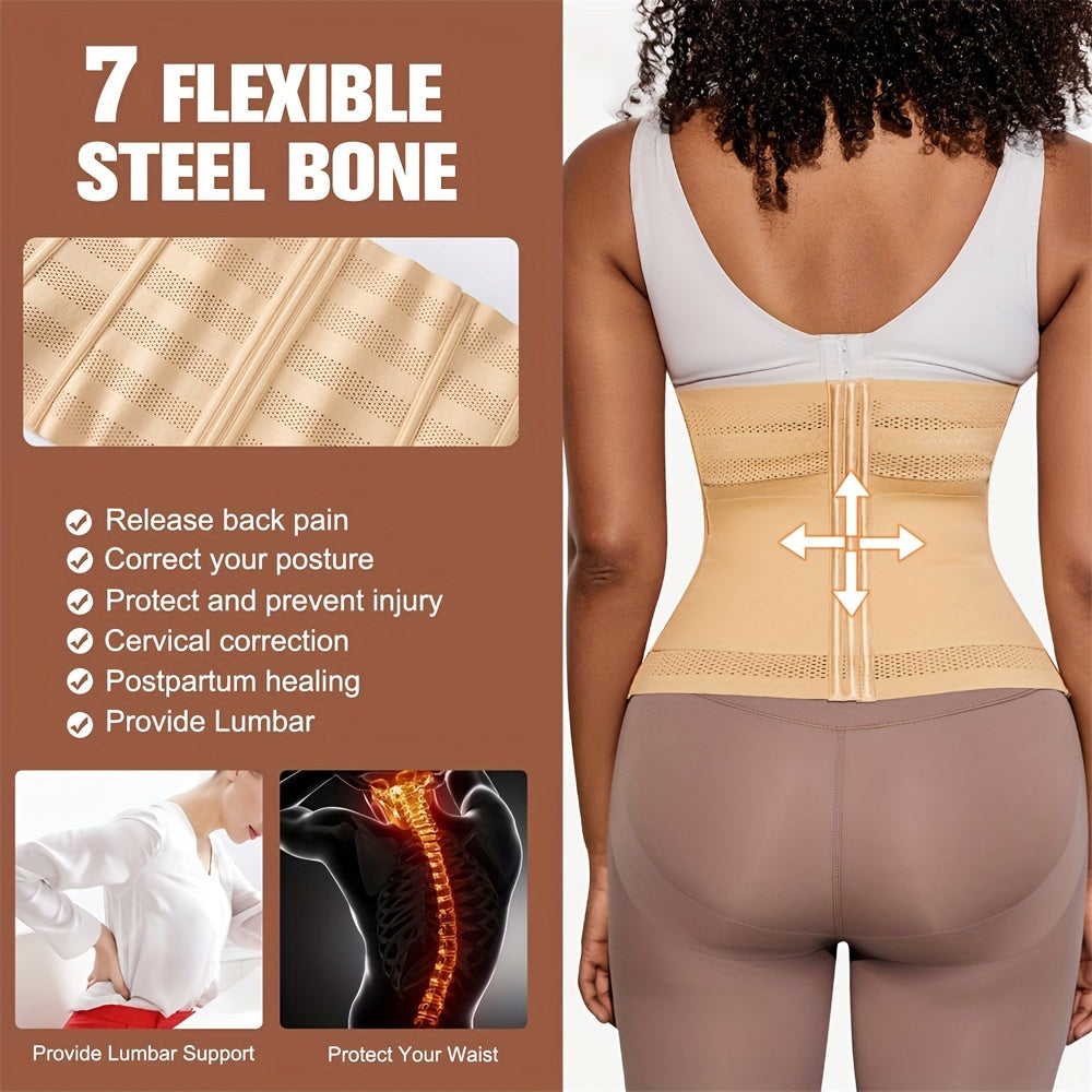 Waist Trainer Body Shaper Belt Tummy Control Wrap Slimming Shapewear