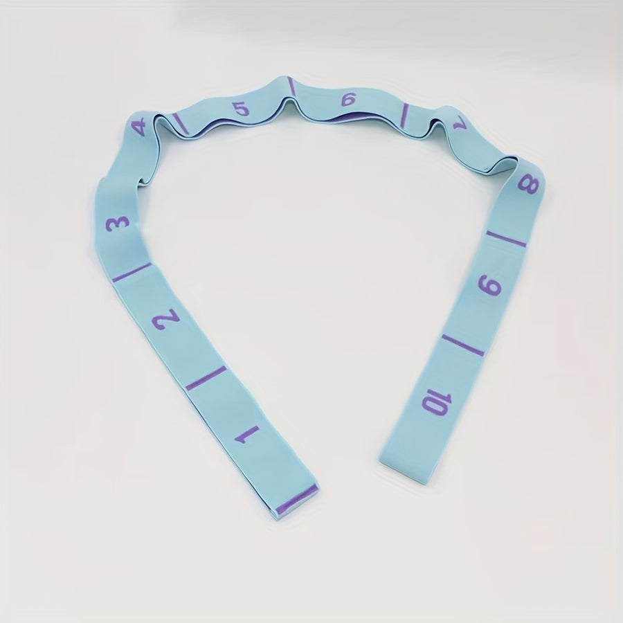 Yoga Elastic Resistance Band with 10 Independent Rings