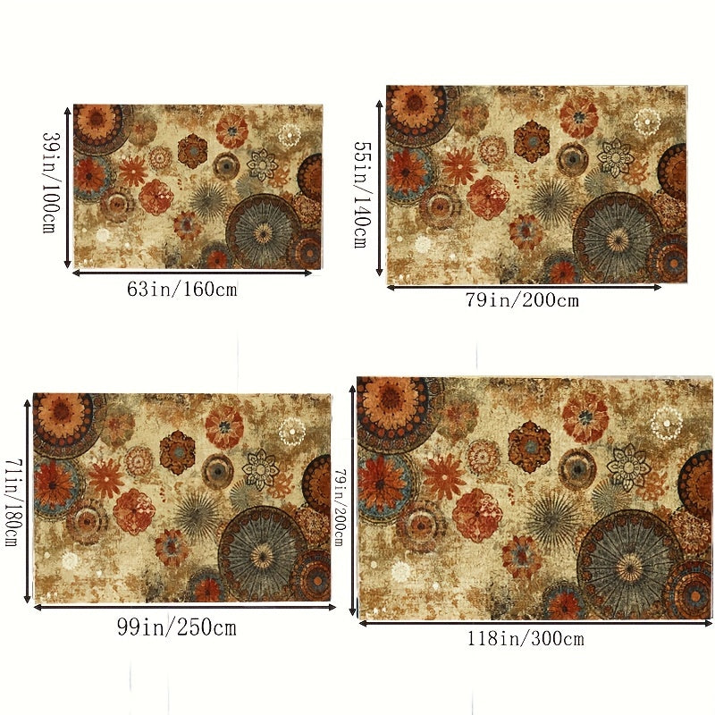 American Style Large Carpet for Living Room, Bedroom, Office - 1pc