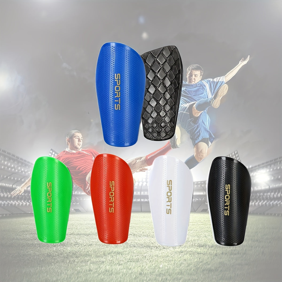 Adult Soccer Leg Pads Knee Shin Guards Protective Gear for Football Basketball
