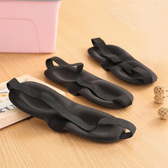 Smooth Solid Sleep Eye Mask 3D Contoured Soft Blindfold with Adjustable Strap