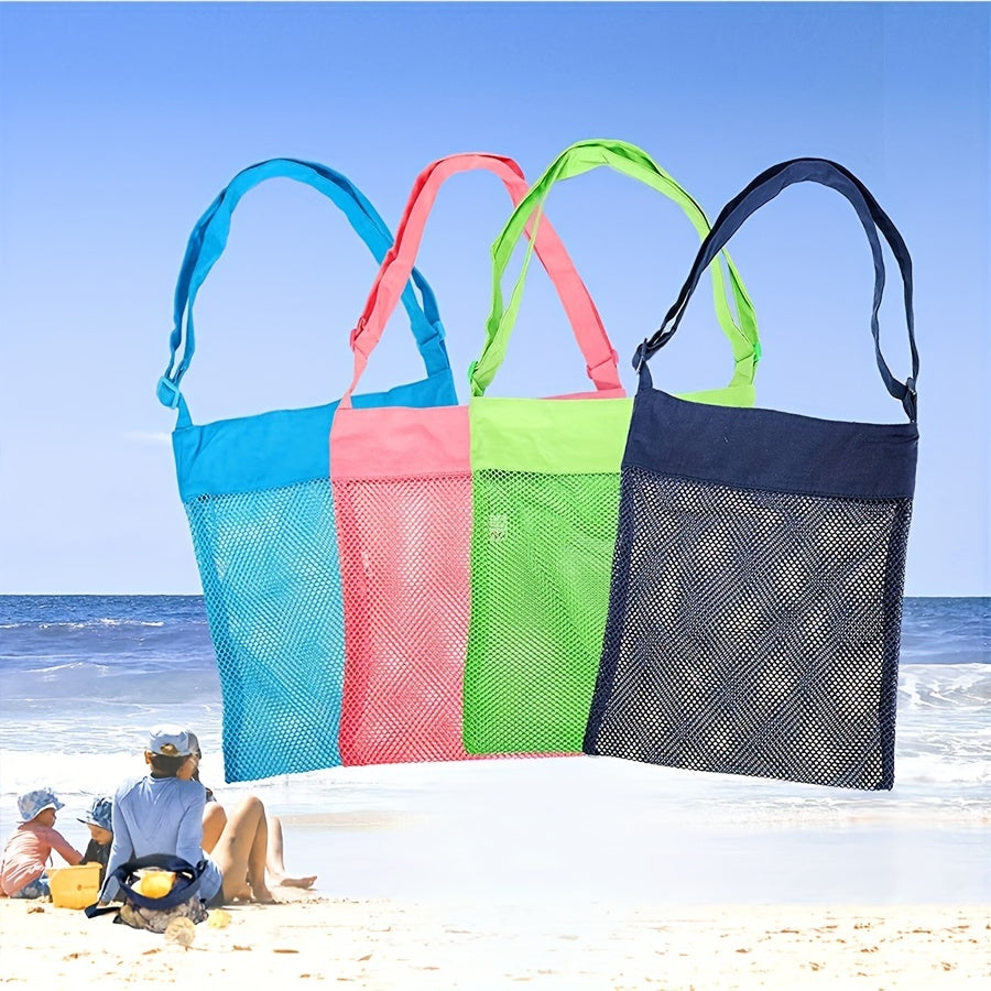 Colorful Mesh Beach Bags 10 13in 25 4 33 02cm Breathable Tote Bags