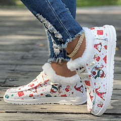 Christmas Snow Boots for Women - Dwarf & Snowman Designs - Warm