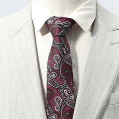 Men's Paisley Necktie Business Wedding Party Tie Great Gift
