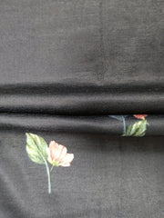 Plus Floral Print Long Sleeve Open Front Cardigan