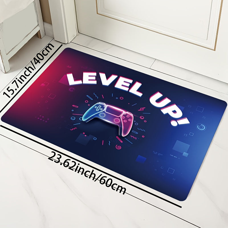Gaming Area Rug Game Controller Pattern Decorative Carpet