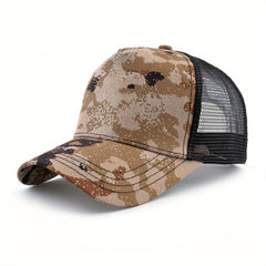 Unisex Camouflage Baseball Cap Animal Embroidery
