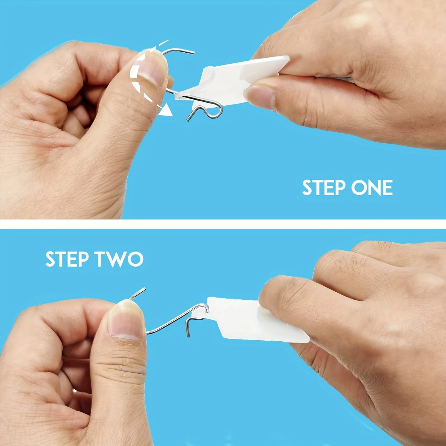 10pcs Hanging Display Strips with Hooks and Label Header