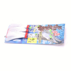 Stainless Steel 10 Skewer Hooks Bionic Squid Chatterbait Hooks