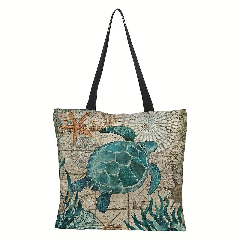 Waterproof Linen Bag Cowhide Tote Bag Shoulder Bag